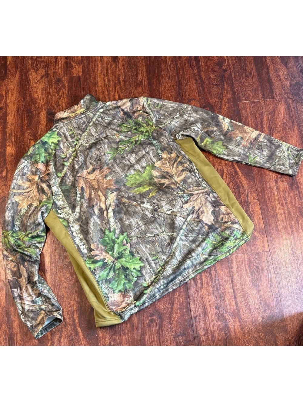 NWTF Mossy Oak Obsession Camo 1/4 Zip Pullover XXL Hunting Performance - Picture 6 of 6